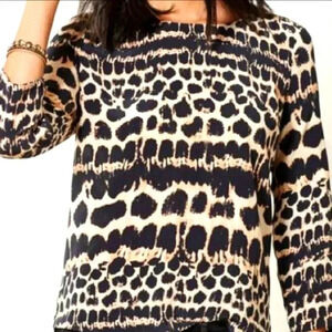 Anthropologie Maeve "Linosa" Silk Blouse